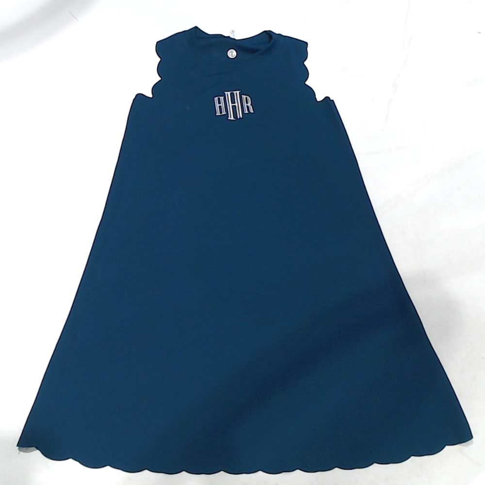 BLOOPER KIDS: Monogrammed Girls Scallop Dress