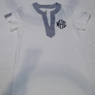 BLOOPER SWIM: Monogrammed Seersucker Cover Up
