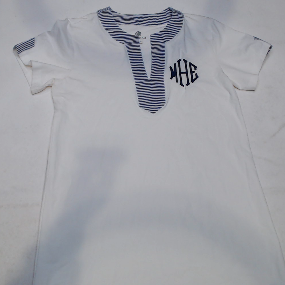 BLOOPER SWIM: Monogrammed Seersucker Cover Up