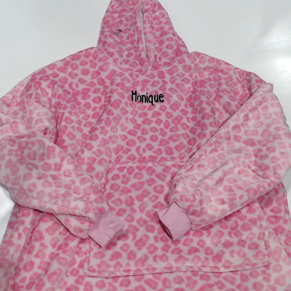 BLOOPER CLOTHING: Monogrammed Blanket Hoodie