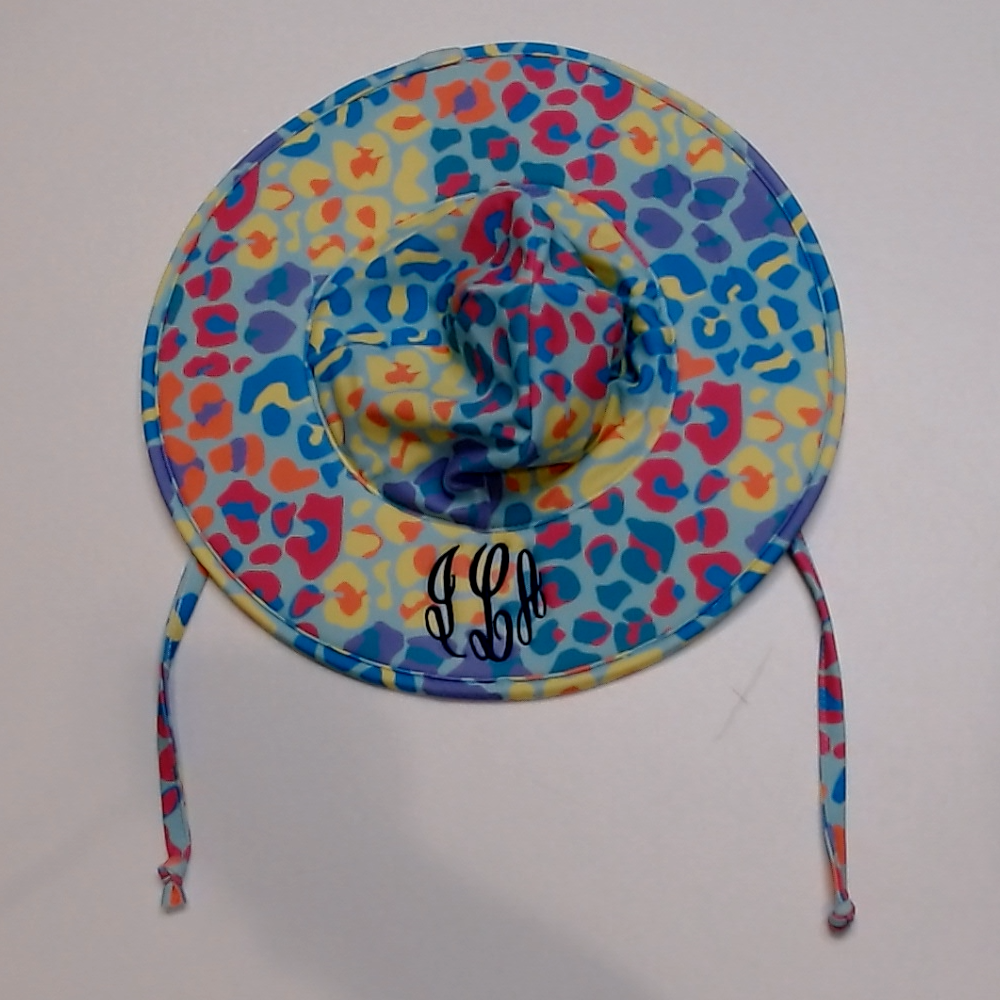 BLOOPER KIDS: Monogrammed Baby Sun Hat