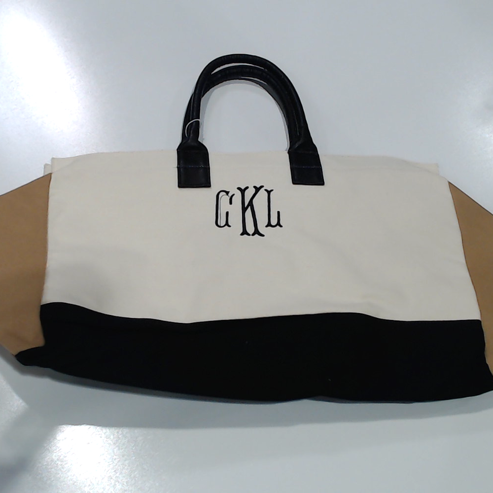 BLOOPER BAG: Monogrammed Upscale Weekender