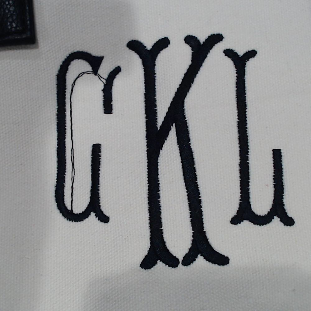 BLOOPER BAG: Monogrammed Upscale Weekender