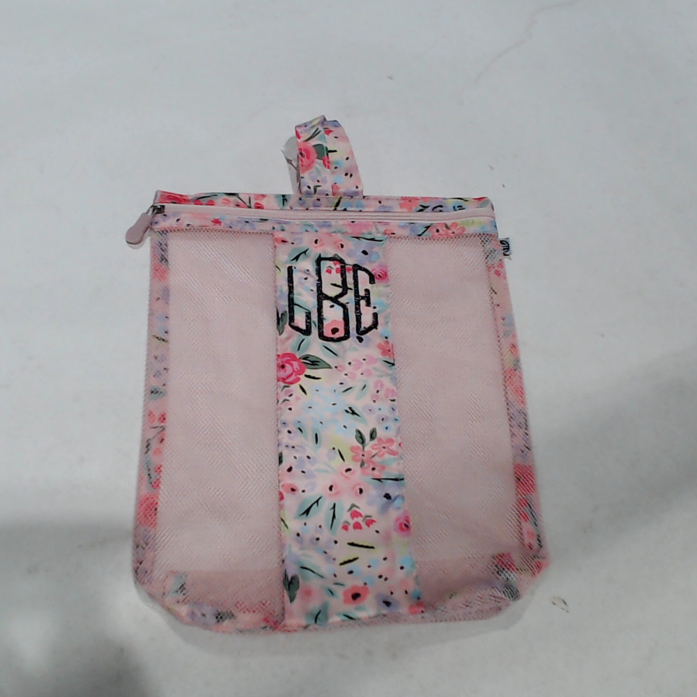 BLOOPER BAG: Monogrammed Shower Bag