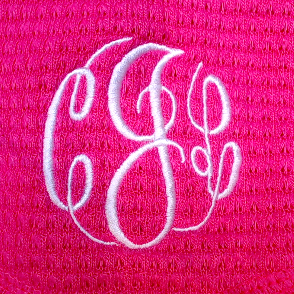 BLOOPER KIDS: Monogrammed Girls Scallop Dress