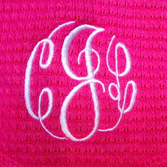 BLOOPER KIDS: Monogrammed Girls Scallop Dress