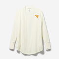 west virginia mountaineers sweatshirt cardigan in heathered oatmeal