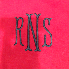 BLOOPER CLOTHING: Monogrammed Quarter Zip Sweatshirt
