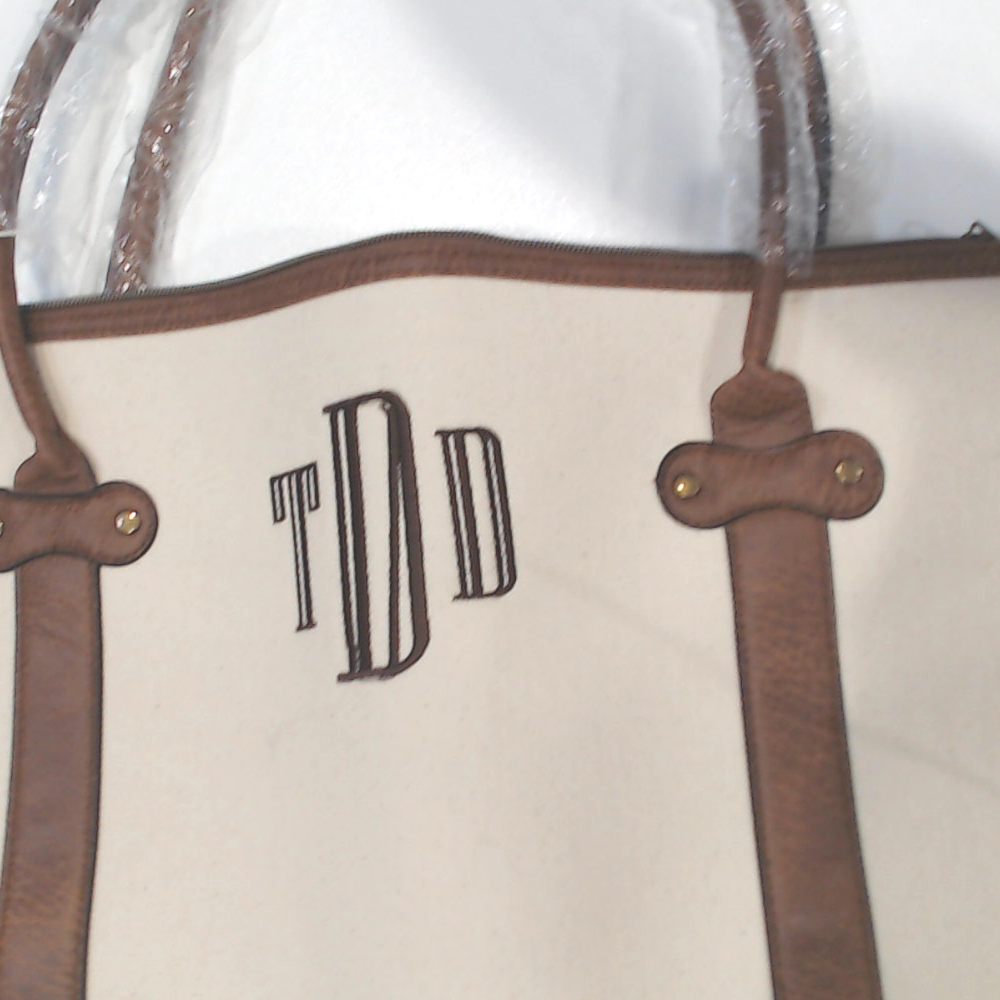 BLOOPER BAG: Monogrammed Vintage Weekender