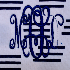 BLOOPER BAG: Monogrammed Carry All Tote