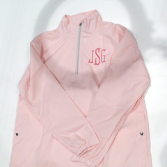 BLOOPER CLOTHING: Monogrammed Windbreaker Pullover