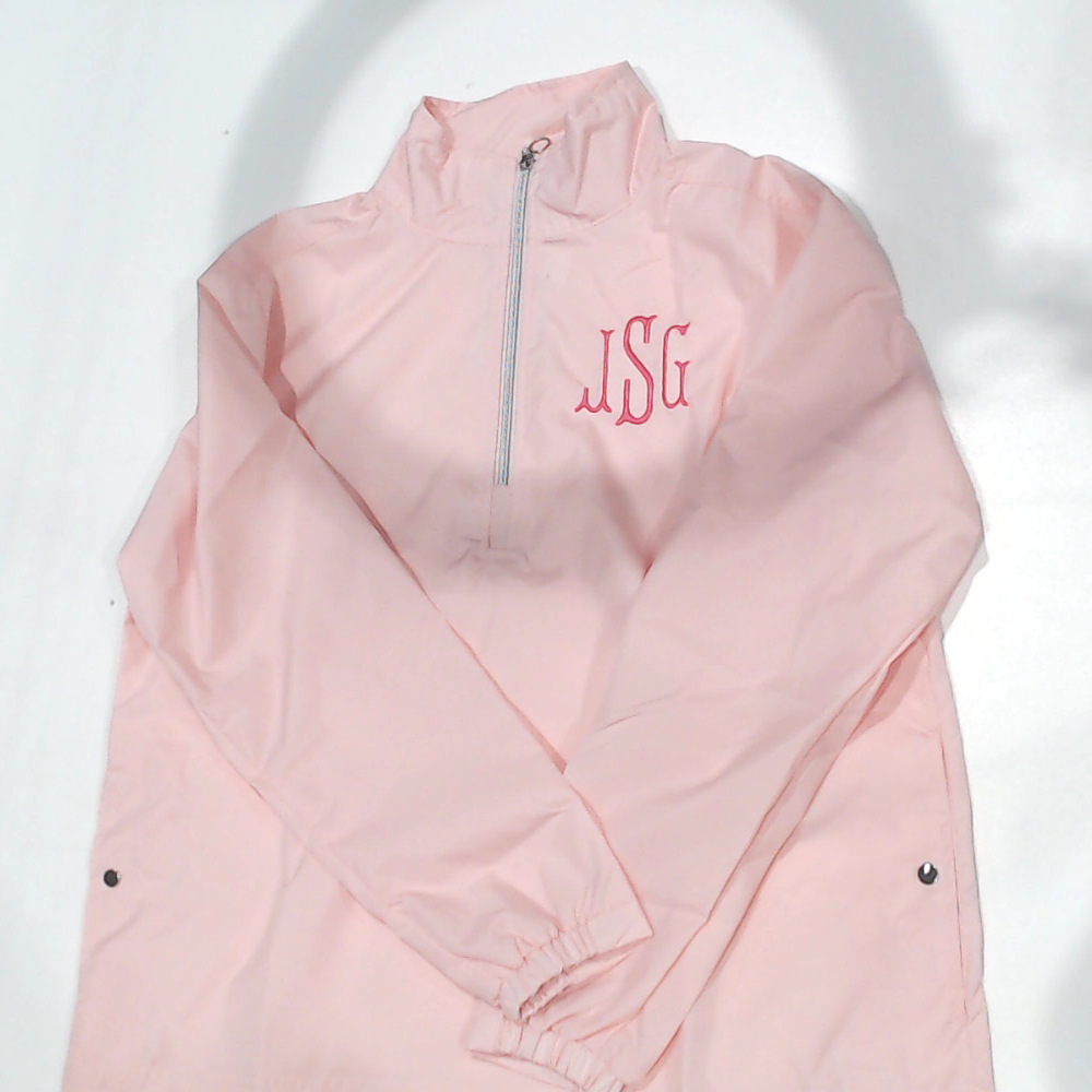 BLOOPER CLOTHING: Monogrammed Windbreaker Pullover