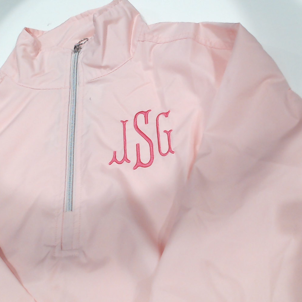 BLOOPER CLOTHING: Monogrammed Windbreaker Pullover