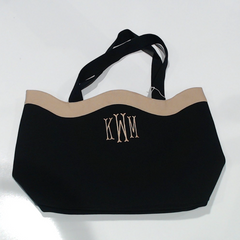 BLOOPER BAG: Monogrammed Wavy Top Tote