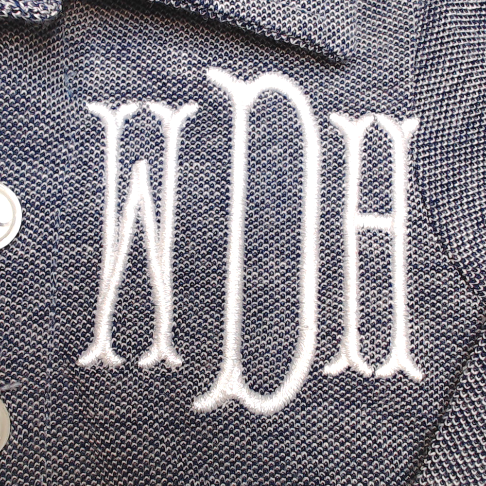 BLOOPER KIDS: Monogrammed Kids Long Sleeve Polo Top