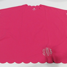BLOOPER KIDS: Monogrammed Girls Scalloped Cover Up