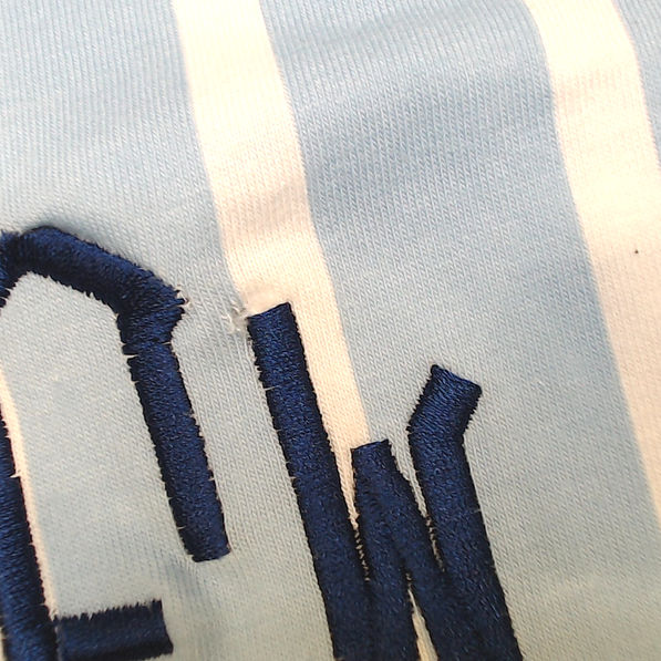 BLOOPER CLOTHING: Monogrammed Ruffle Pajama Top