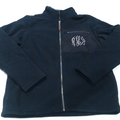 BLOOPER CLOTHING: Monogrammed Field Fleece Jacket