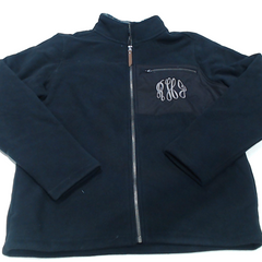 BLOOPER CLOTHING: Monogrammed Field Fleece Jacket