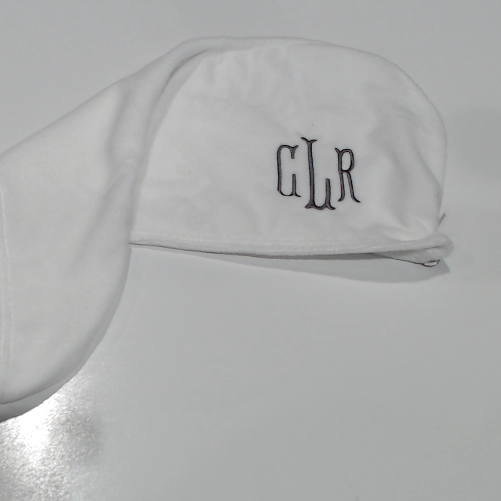 BLOOPER ACCESSORY: Monogrammed Hair Towel Wrap