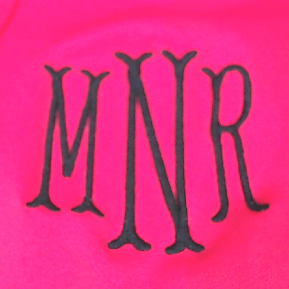 BLOOPER CLOTHING: Monogrammed Scalloped Sports Bra