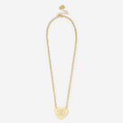 Monogrammed Heart Necklace | Gold