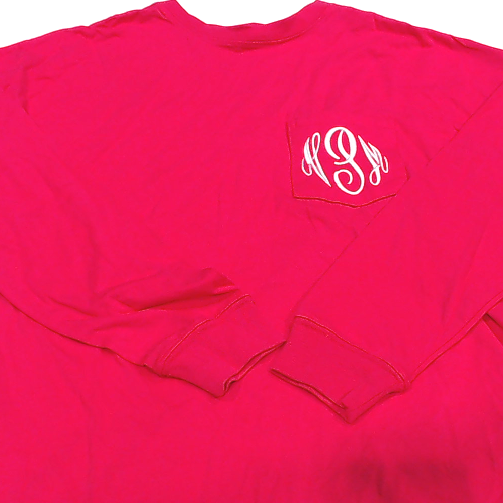 BLOOPER CLOTHING: Monogrammed Long Sleeve Shirt