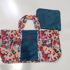 BLOOPER BAG: Monogrammed Packable Weekend Duffel Bag