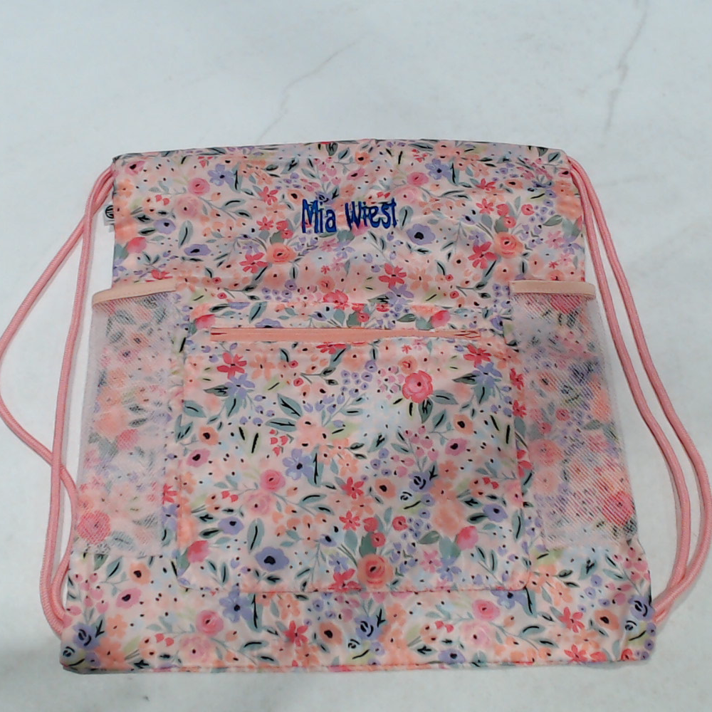 BLOOPER KIDS: Monogrammed Kids Cinch Bag