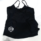 BLOOPER SWIM: Monogrammed Ruched Tankini