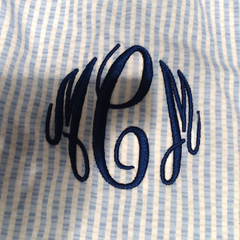 BLOOPER CLOTHING: Monogrammed Scalloped Boxer Shorts