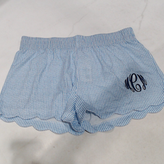 BLOOPER CLOTHING: Monogrammed Scalloped Boxer Shorts