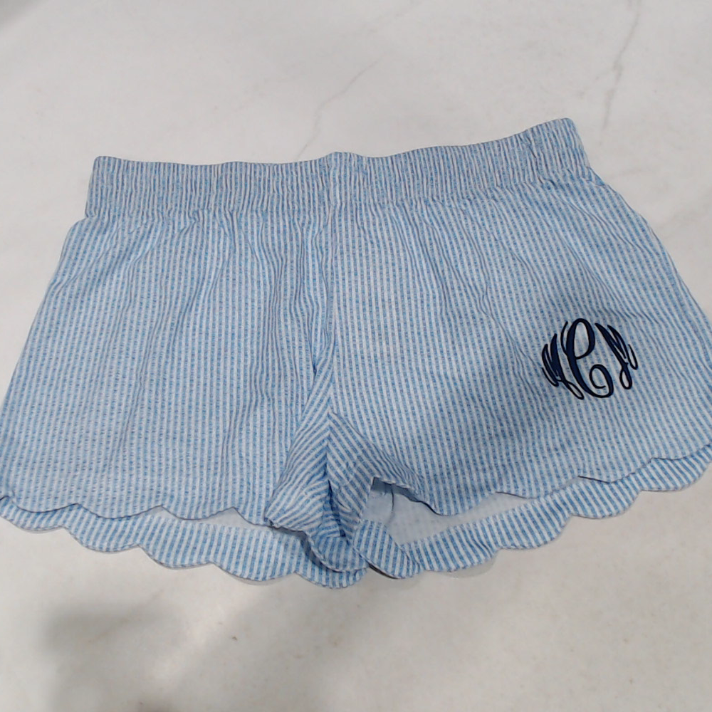 BLOOPER CLOTHING: Monogrammed Scalloped Boxer Shorts