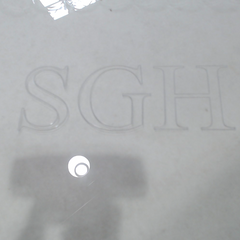 BLOOPER ACCESSORY: Monogrammed Scallop Acrylic Tray
