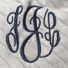 BLOOPER CLOTHING: Monogrammed Poncho