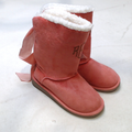 BLOOPER KIDS: Monogrammed Kids Sherpa Tie Booties