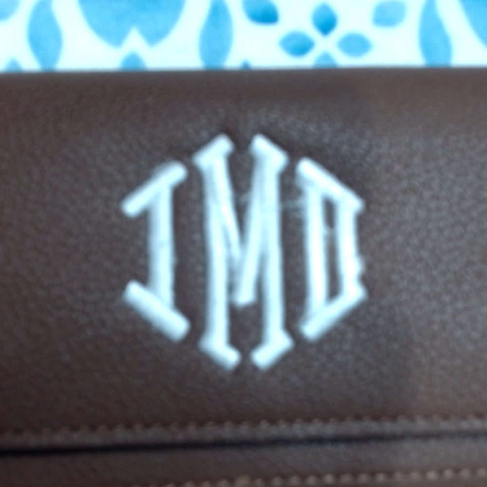 BLOOPER ACCESSORY: Monogrammed Phone Wallet Wristlet