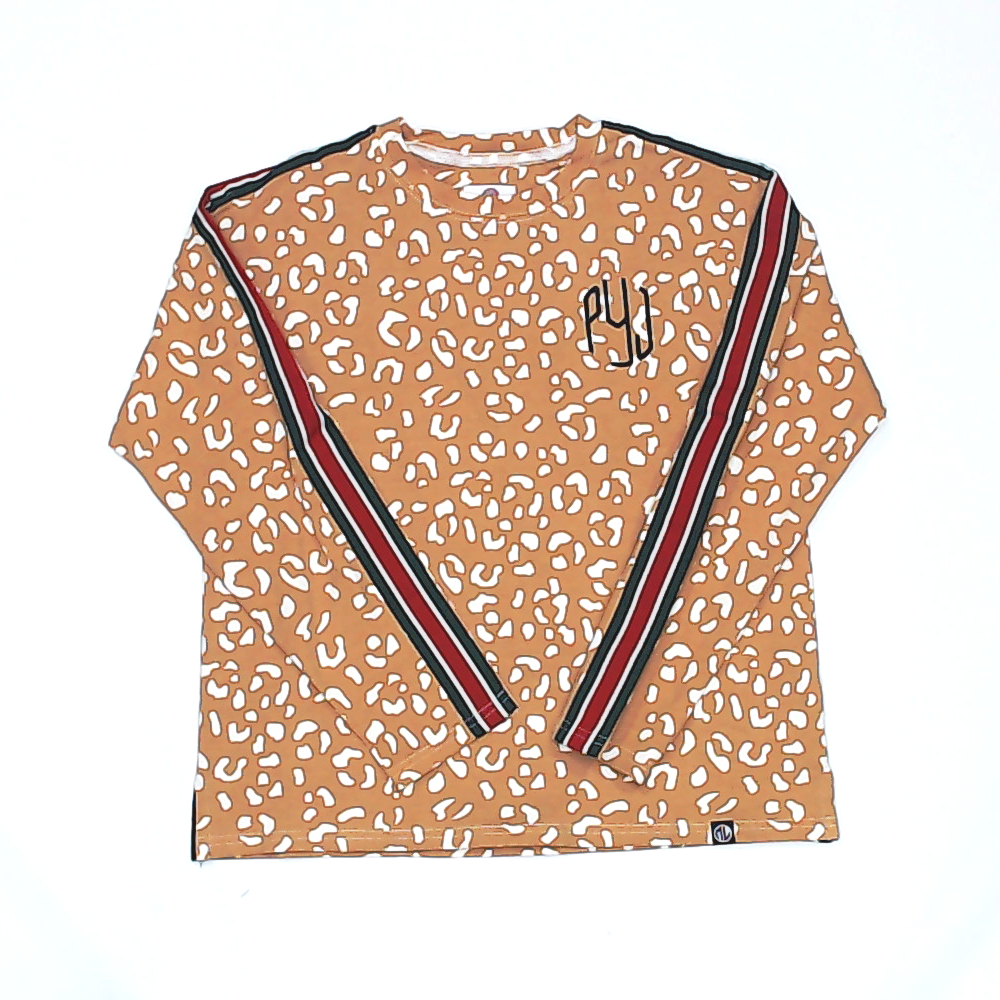 BLOOPER KIDS: Monogrammed Kids Striped Sleeve Shirt