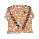 BLOOPER KIDS: Monogrammed Kids Striped Sleeve Shirt