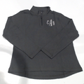 BLOOPER CLOTHING: Monogrammed Lightweight Waffle Quarter Zip Pullover