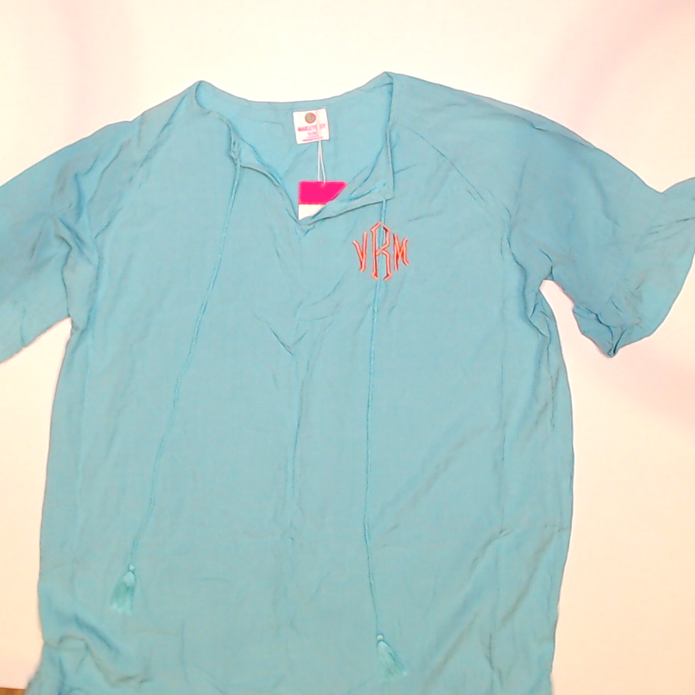 BLOOPER SWIM: Monogrammed Cover Up