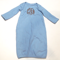 BLOOPER KIDS: Monogrammed Baby Layette Gown
