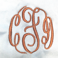 BLOOPER KIDS: Monogrammed Baby Layette Gown