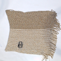 BLOOPER CLOTHING: Monogrammed Striped Chenille Poncho