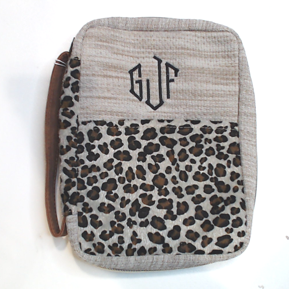 BLOOPER ACCESSORY: Monogrammed Bible Carrier