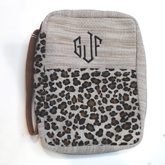 BLOOPER ACCESSORY: Monogrammed Bible Carrier