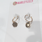 BLOOPER ACCESSORY: Monogrammed Hoop Earrings