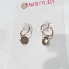 BLOOPER ACCESSORY: Monogrammed Hoop Earrings