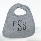 BLOOPER KIDS: Monogrammed Baby Bib