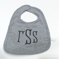 BLOOPER KIDS: Monogrammed Baby Bib